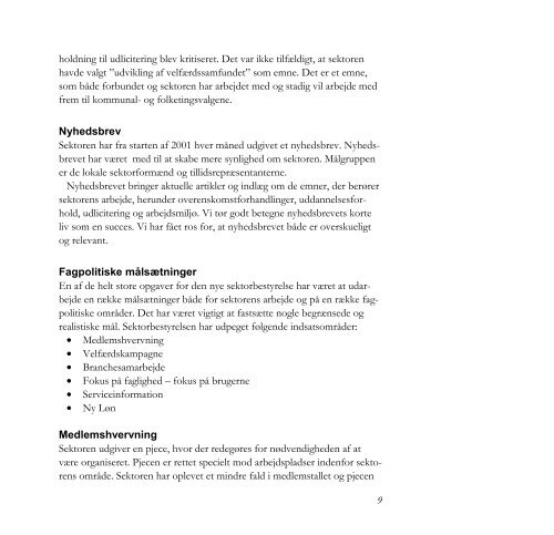 Statusrapport