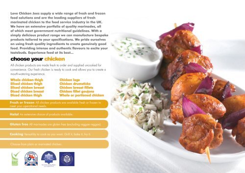 Chicken Joes Brochure - Love Joes