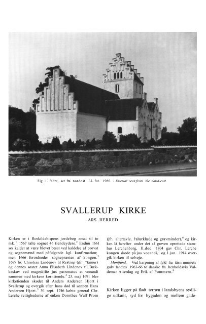 SVALLERUP KIRKE - Danmarks Kirker - Nationalmuseet