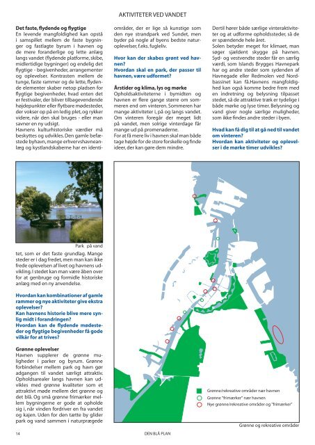 Kommunens 'Blå Plan', debatoplæg, del 2. 2003. - Sydhavnstippen