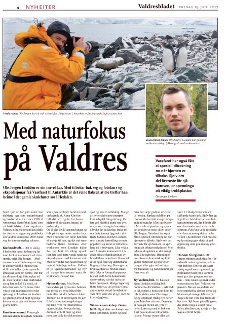Fredag 15. juni 2017 - Valdres