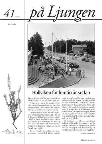 Höllviken för femtio år sedan - Kulturföreningen Calluna