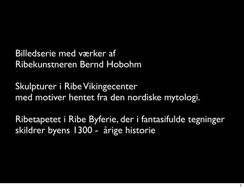 Ribe-kunstneren Bernd Hobohm