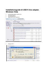 USB K-line adapter installationsguide VISTA - webasto.co.dk