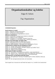 Edgar Schein: Organisationskultur og ledelse - Black Diamond ...