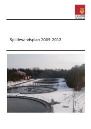 Spildevandsplan 2009-2012 - Hillerød Forsyning