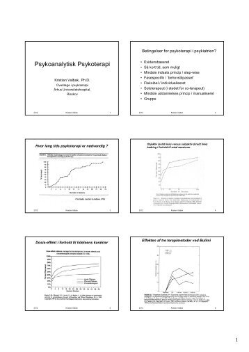 Psykoanalytisk Psykoterapi - Psykiater.nu