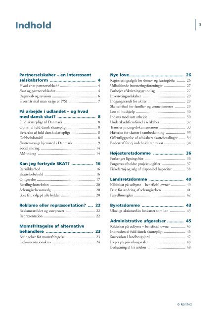 Skatteinformation august 2012 - Partner Revision