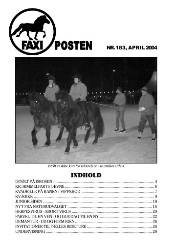 Faxiposten nr. 183 - Faxi-klubben