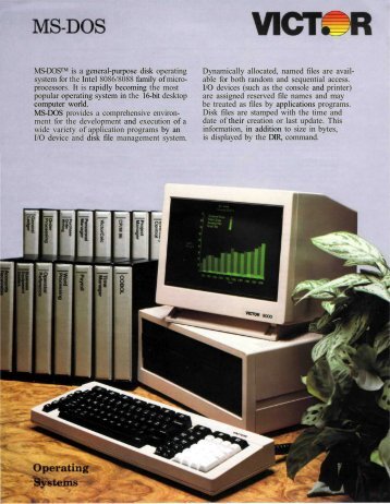 MS-DOS™ is a general-purpose disk operating system for ... - dvq.com