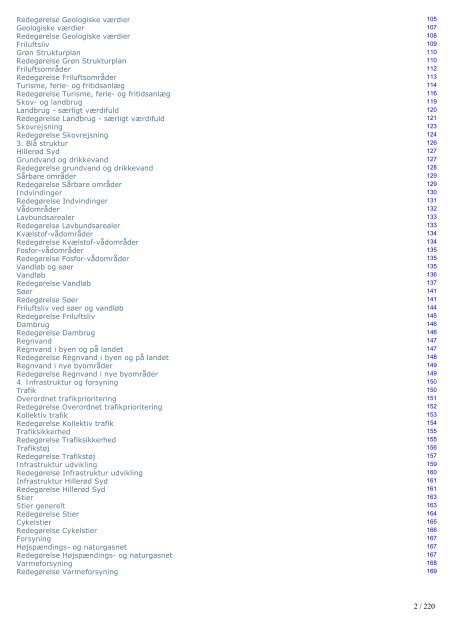 Om planen Introduktion til den digitale kommuneplan ... - Forside