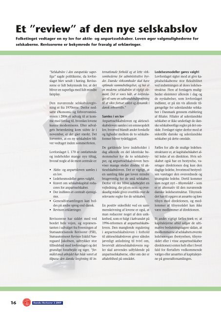 Danske Revisorer - Revisor-Team A/S