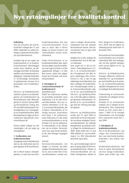 Danske Revisorer - Revisor-Team A/S