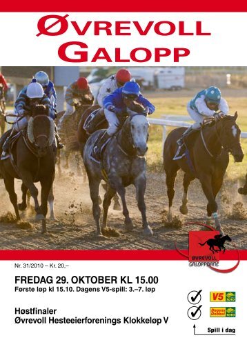 Program 29 okt_komplett oppslag.pdf - Øvrevoll Galoppbane