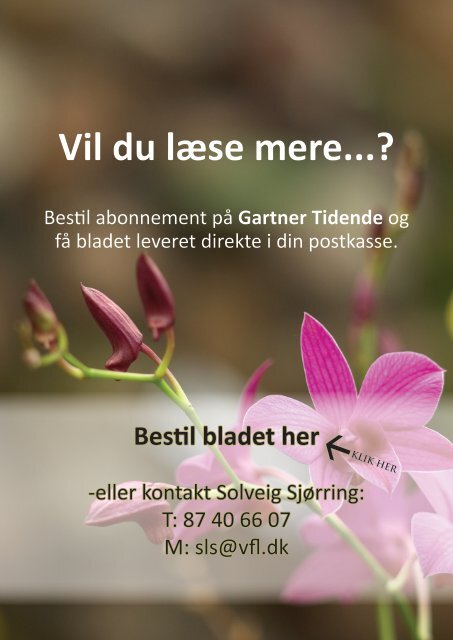 læs om - Gartneribladene