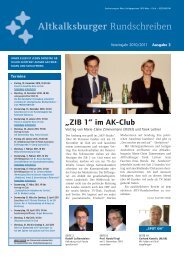 Ausgabe 3-2010/2011 - Altkalksburger Vereinigung