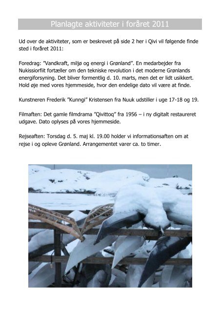 Januar 2011 - De grønlandske huse i Danmark