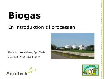 Hvad er biogas - LandbrugsInfo