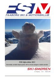 SKI-SMØREN - Faaborg Ski og Motionsklub