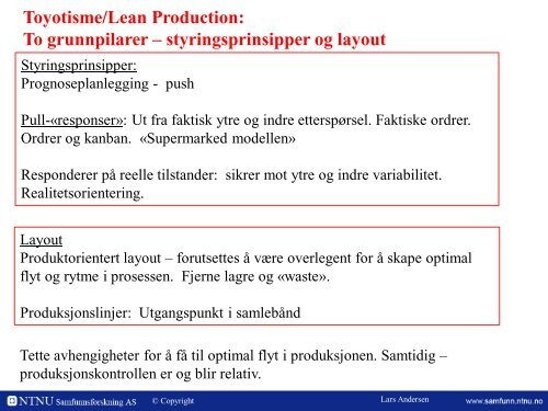 Lars Andersen, NTNU Samfunnsforskning