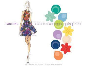 Fashion Color Report Spring 2013 - Pantone