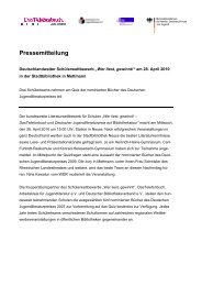 Pressemitteilung - Schwann Verlag KG