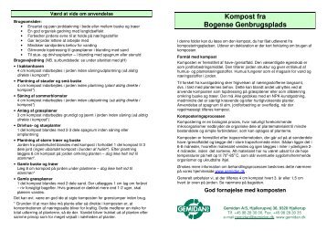 Analyse og gode råd om kompost - Nordfyns Kommune