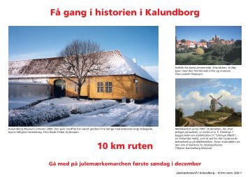 Få gang i historien i Kalundborg 10 km ruten - Kalundborg Museum