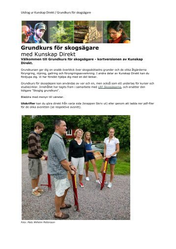 hela kursen som en pdf-fil - Skogforsk