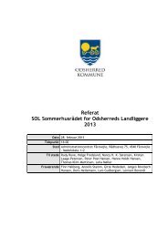 Referat SOL Sommerhusrådet for Odsherreds Landliggere ... - FSNR