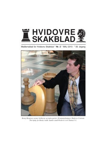 Klubblad nr. 2, Maj 2010 - Hvidovre Skakklub