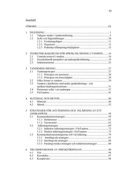 Interaktion som mål och medel i FinTandem - Vaasan yliopisto