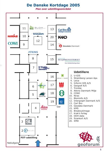 De Danske Kortdage 2005 - Geoforum Danmark