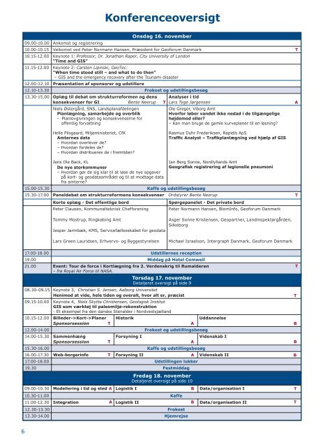 De Danske Kortdage 2005 - Geoforum Danmark