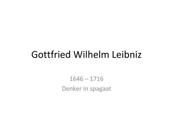 Gottfried Wilhelm Leibniz (8-10-2012)