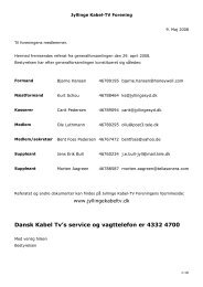 Referat ordinær generalforsamling 2008 - Jyllinge Kabel-TV Forening