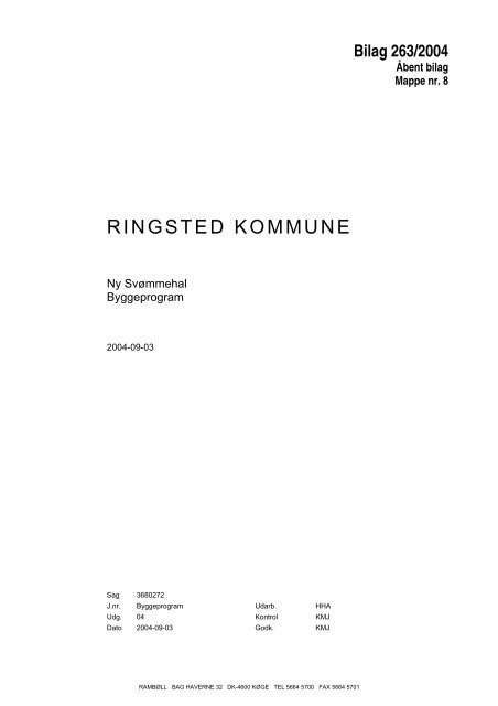 Bilag 263/2004 - Ringsted Kommune