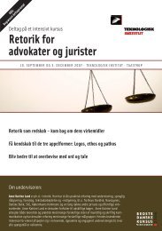 Retorik for advokater og jurister - Anne Katrine Lund