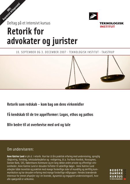 Retorik for advokater og jurister - Anne Katrine Lund