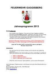 Jahresprogramm 2013 - Gemeinde Guggisberg