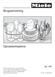 Brugsanvisning Opvaskemaskine - Hvidt &amp; Frit