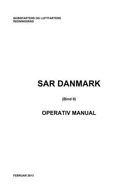 Download SAR Danmark Bind II - Forsvarskommandoen