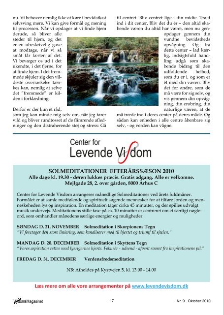 Den skjulte revolution - Center for levende visdom