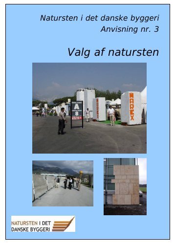 Valg af natursten - Teknologisk Institut