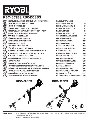 RBC430SES/RBC430SBS - Castorama