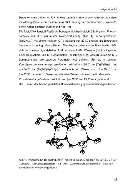 Homoleptische Methylverbindungen von Elementen der 4. und 5 ...