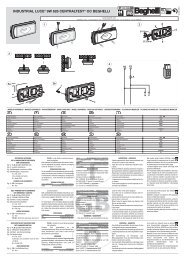 Istruzioni uso - Beghelli