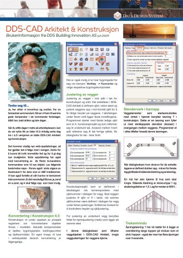 DDS-CADArkitekt & Konstruksjon