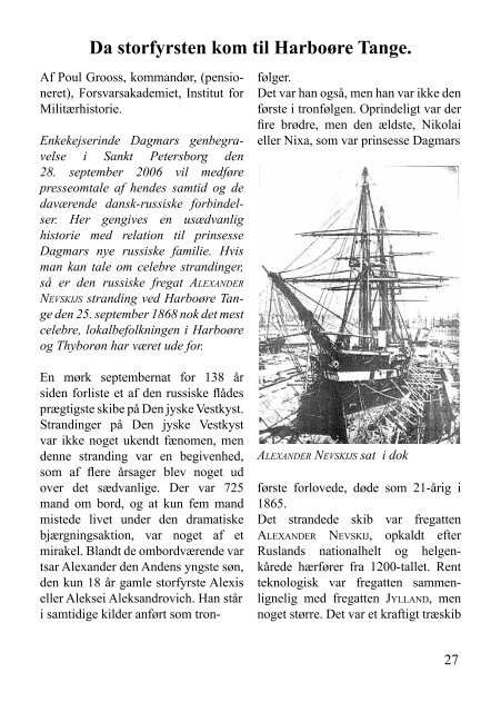 Nr. 3 / 2006 - Marinehistorisk Selskab og Orlogsmuseets Venner