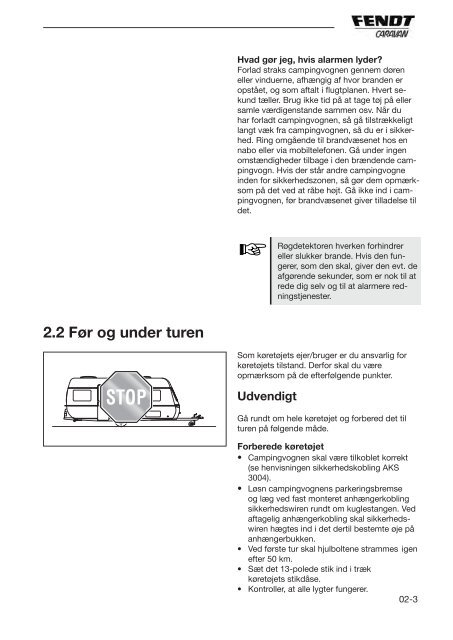 BETJENINGSVEJLEDNING 2012 og 2013 - FENDT Klub Danmark